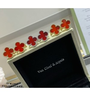 반클 알함브라 빈티지 이어링 귀걸이 (컬러 레드)