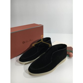 로로피아나 오픈 워크 스웨이드버전 (남성용) (컬러 블랙)