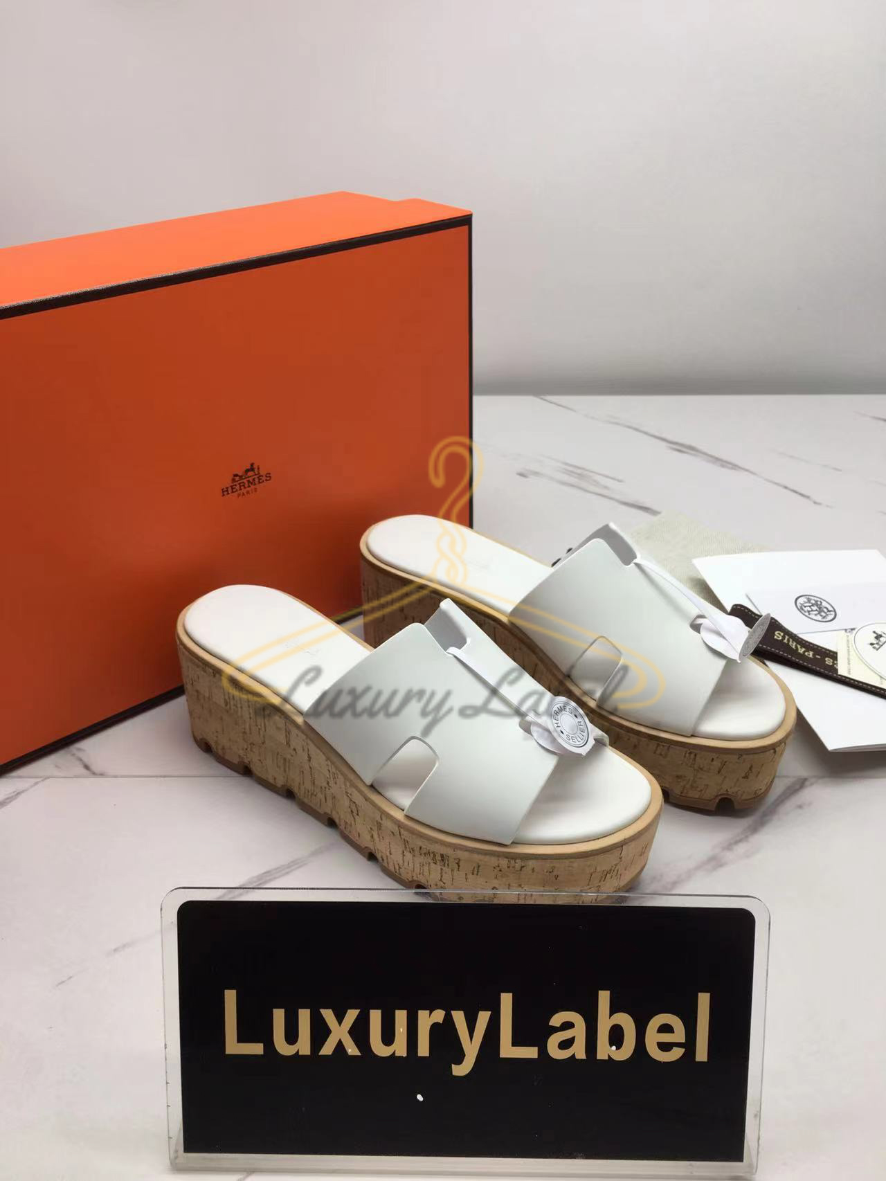 에르메스 에제 30 샌들 (굽 7CM)