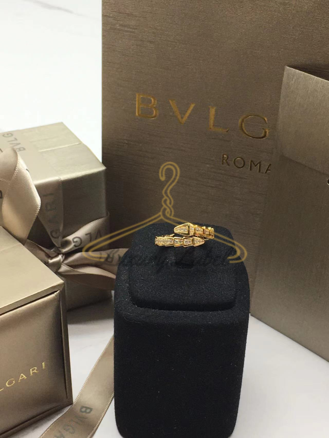 불가리 bvlgari 스네이크 다이아 반지