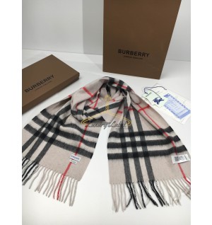 버버리 캐시미어 체크 머플러