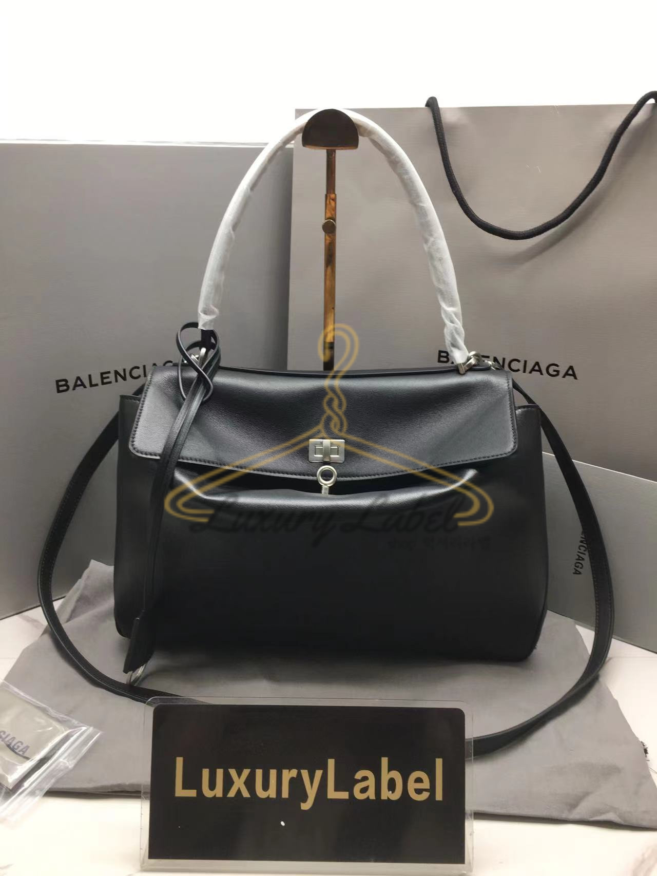 발렌시아가 로데오 미디움 핸드백 (버클컬러 은장)