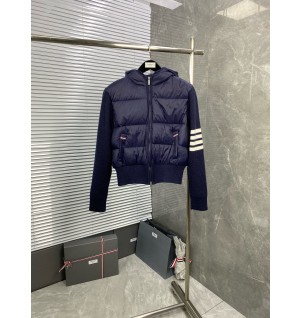 톰브라운 패딩 가디건 (네이비)