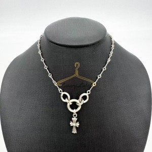 크롬하츠 실버 트위스트 베이비팻 웨이스트 체인 목걸이