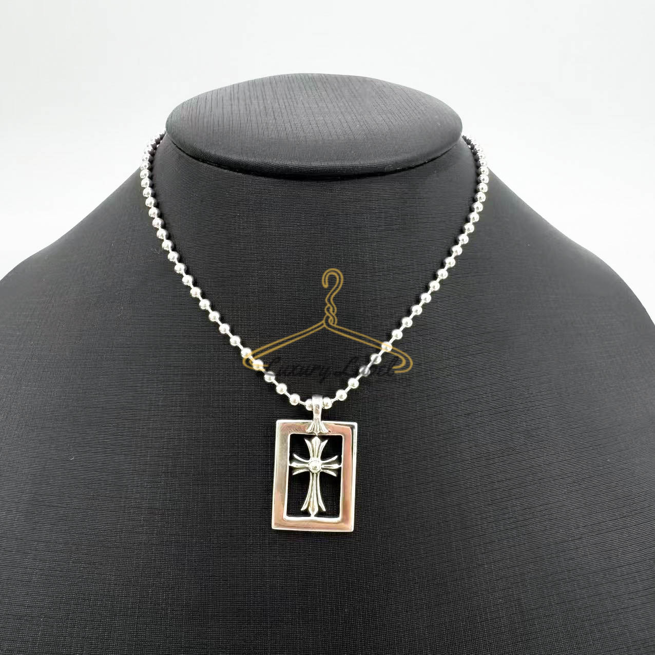 크롬하츠 프레임 오픈 베이비 펫 펜던트