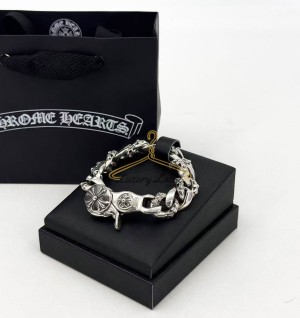 크롬하츠 필리그리 팬시 클립 Flower 팔찌