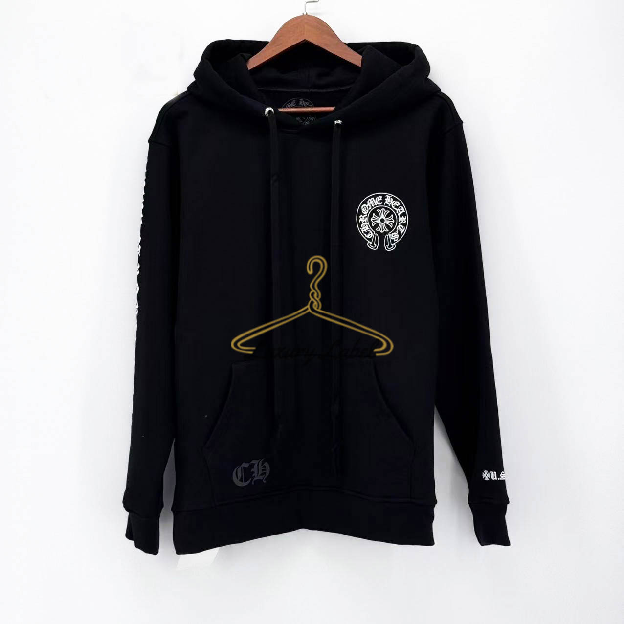 크롬하츠 실버 글리터 후드 (남성용)