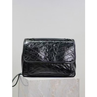 생로랑 니키백 라지 633157 (체인 블랙)