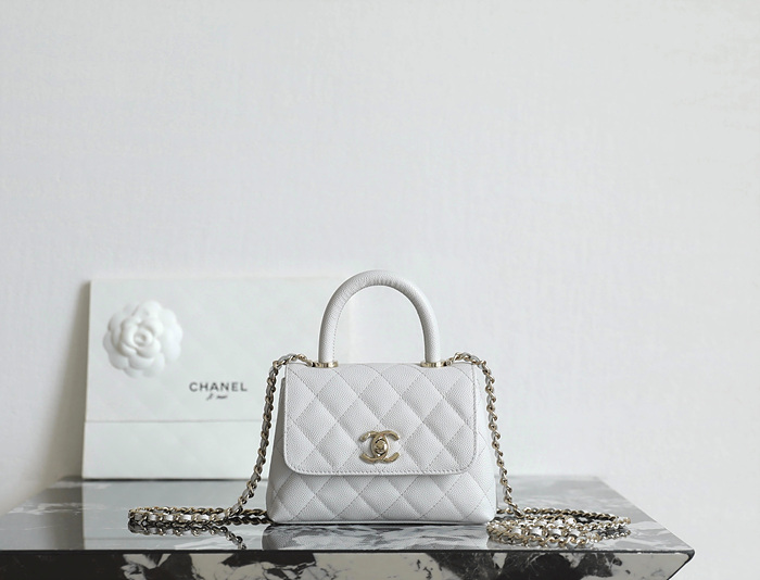 샤넬 코코핸들 마이크로 라이트골드