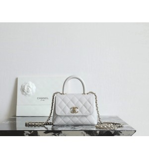 샤넬 코코핸들 마이크로 라이트골드