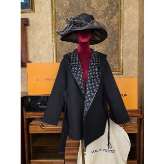 루이비통 후디드 랩 코트