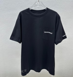 크롬하츠 스크롤 라벨 쇼트 슬리브 반팔 (남녀공용)