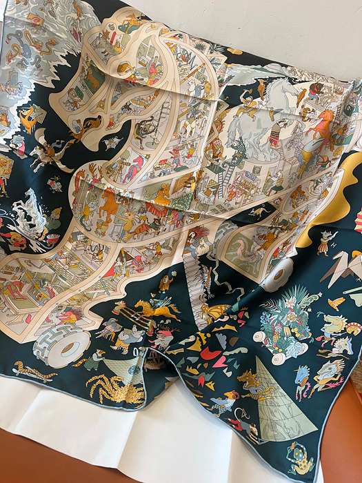 에르메스 까레 90 실크 스카프