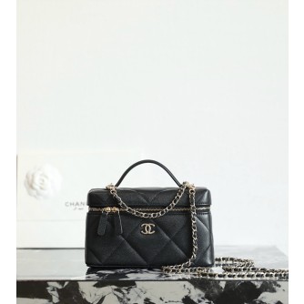 샤넬 25K 빅 퀼팅 탑핸들 베니티 체인백