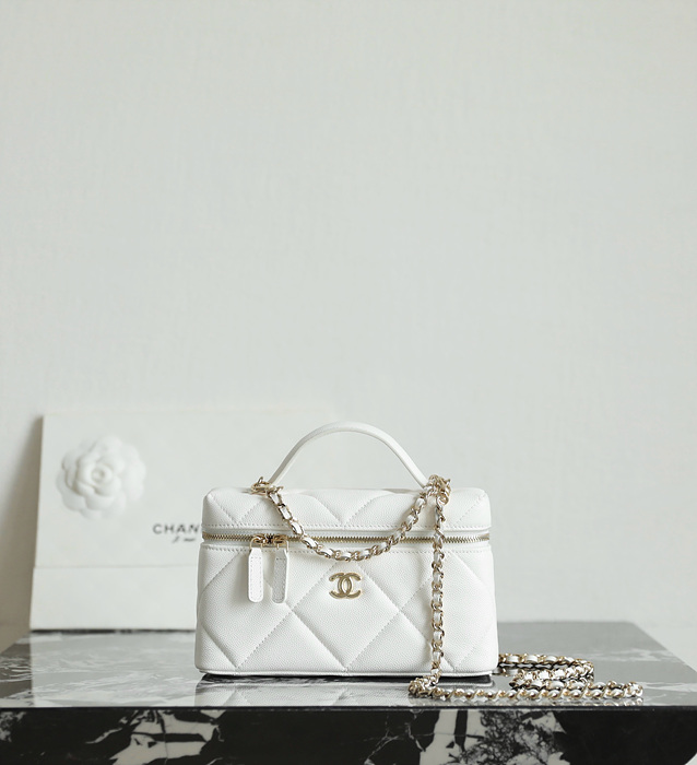 샤넬 25K 빅 퀼팅 탑핸들 베니티 체인백