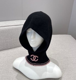 샤넬 CC 로고 후드 바라클라바