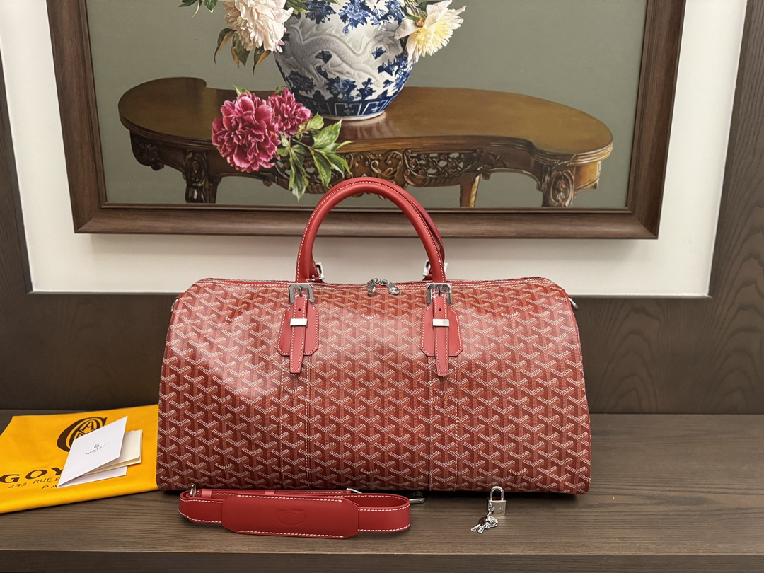 고야드 크로아지에 보스턴백 45cm/50cm (컬러 레드) (신형)