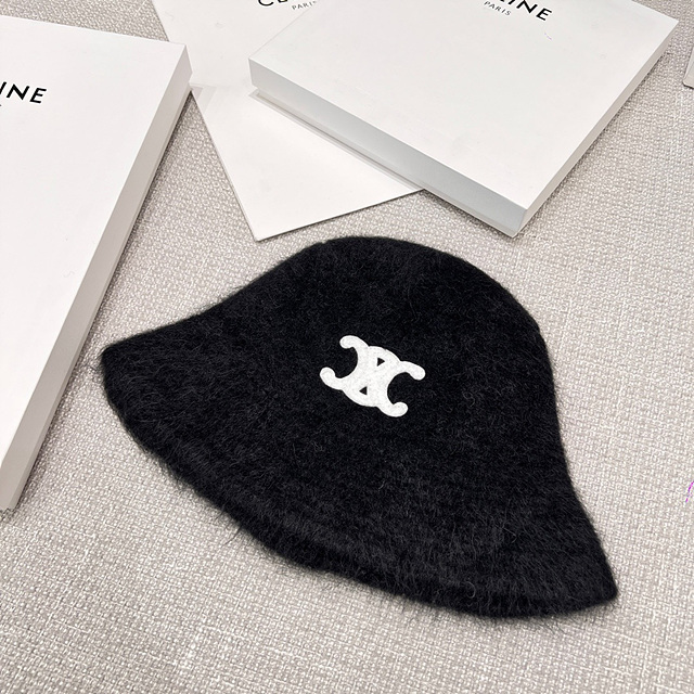 셀린느 트리오페 캐시미어 3종 비니 & 머플러